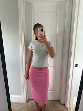 Free people skyline midi skirt XS